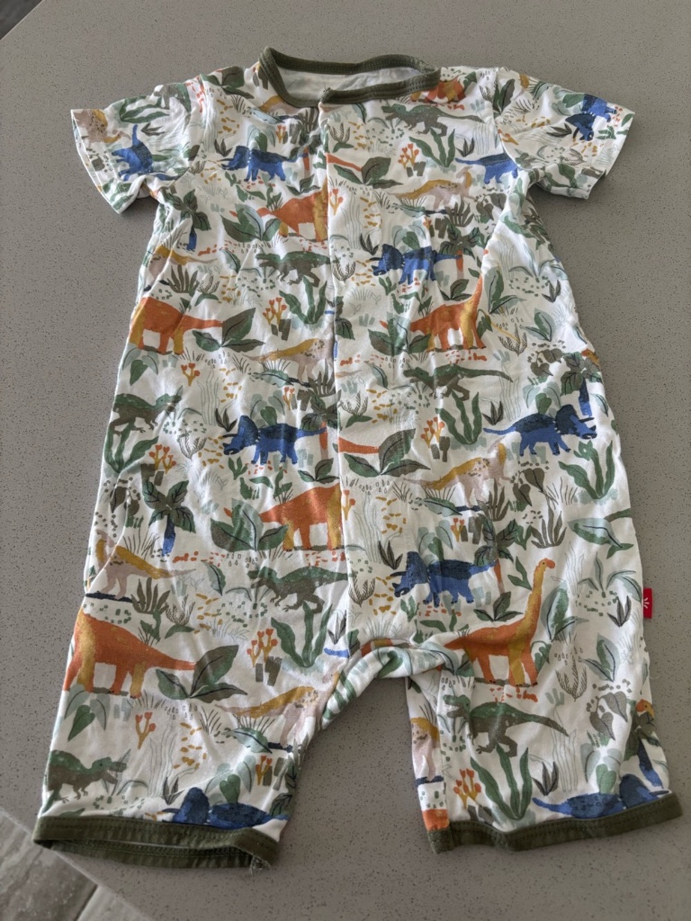Magnetic me boys Dino romper